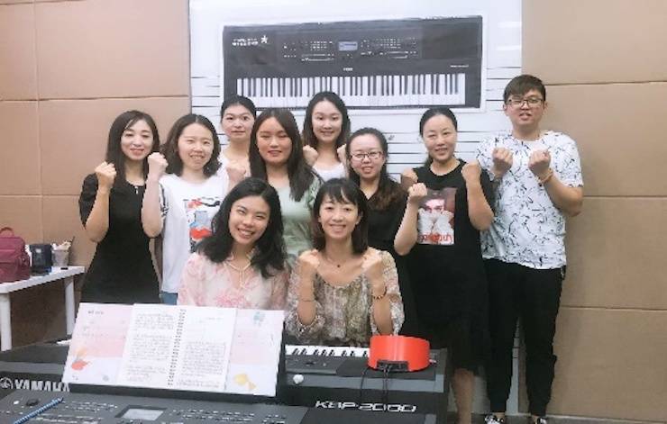s36沙龙会星教室师资培训顺利举行 ——致力于不断向全国各地输送键盘集体课课程人才